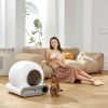 TAKOYI Self-Cleaning Cat Litter Box, Automatic Scooping and Odor Removal, App Control Support 2.4G WiFi, Smart Automatic Cat Litter Box with Liner