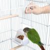 51" Medium Bird Cage with Open Play Top;  White