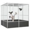 Bird Cage Anthracite 84.1"x85.6"x83.3" Galvanized Steel