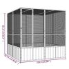 Bird Cage Anthracite 84.1"x85.6"x83.3" Galvanized Steel