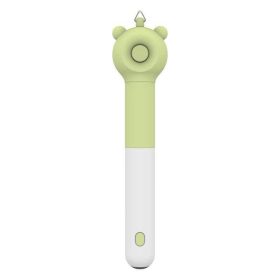 Ai Wo Dou Cat Divine Tool Telescopic Double Head Laser Dou Cat Stick Cat Toy Multi functional Dou Cat Stick Manufacturer Direct Approval (colour: Avocado green)