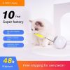 Cat toy LED light emitting automatic cat teaser rolling ball USB charging pet ball electric toy ball manufacturer direct sales
