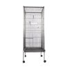 Bird Cage for Parakeets Cockatiels Parrot Green Cheek Conures Pigeons Lovebird with Rolling Stand